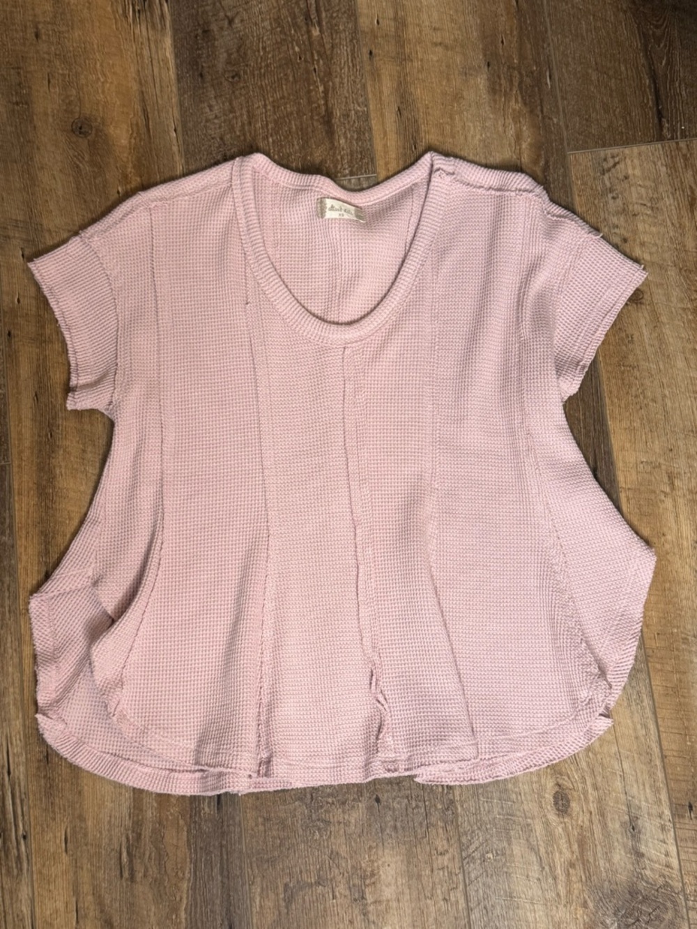 Altar’d State Waffle Knit Flowy Shirt, Size XS